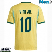 Brazil Vinicius Junior #10 Replica Home Shirt World Cup 2026 Short Sleeve
